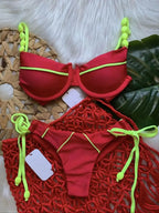 RUOTONGSEPT New Sexy Push up Bikini Set Swimsuit Women’s low-waist Swimwear For Female Two Piece Beachwear 2023 Bathing