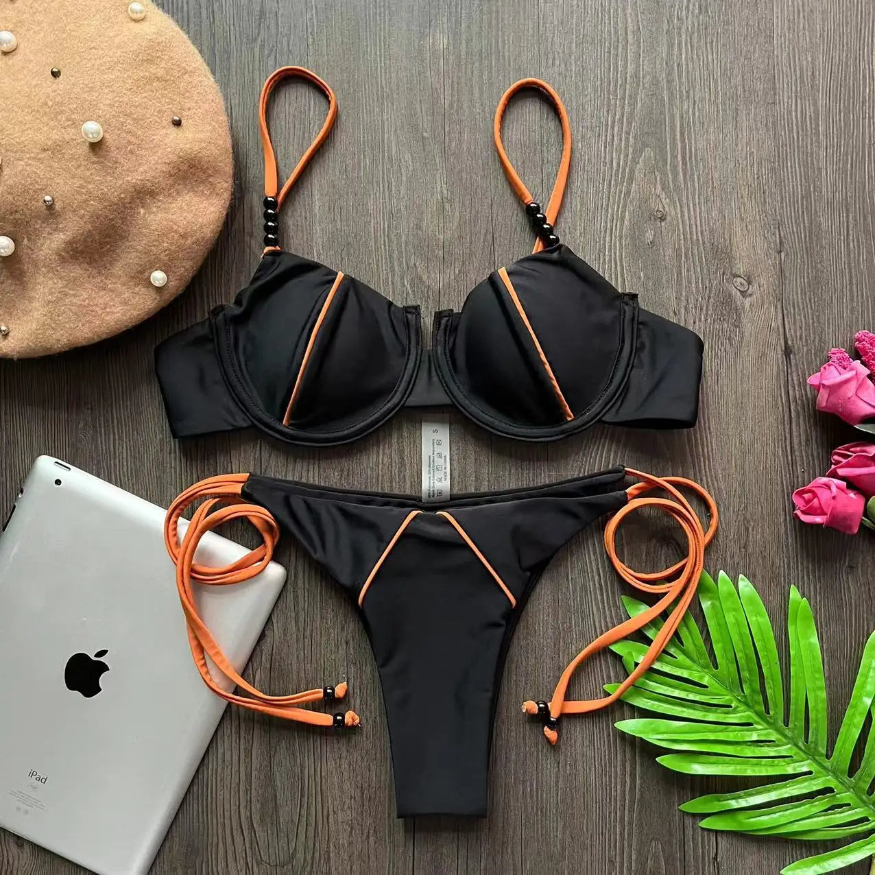 RUOTONGSEPT New Sexy Push up Bikini Set Swimsuit Women’s low-waist Swimwear For Female Two Piece Beachwear 2023 Bathing
