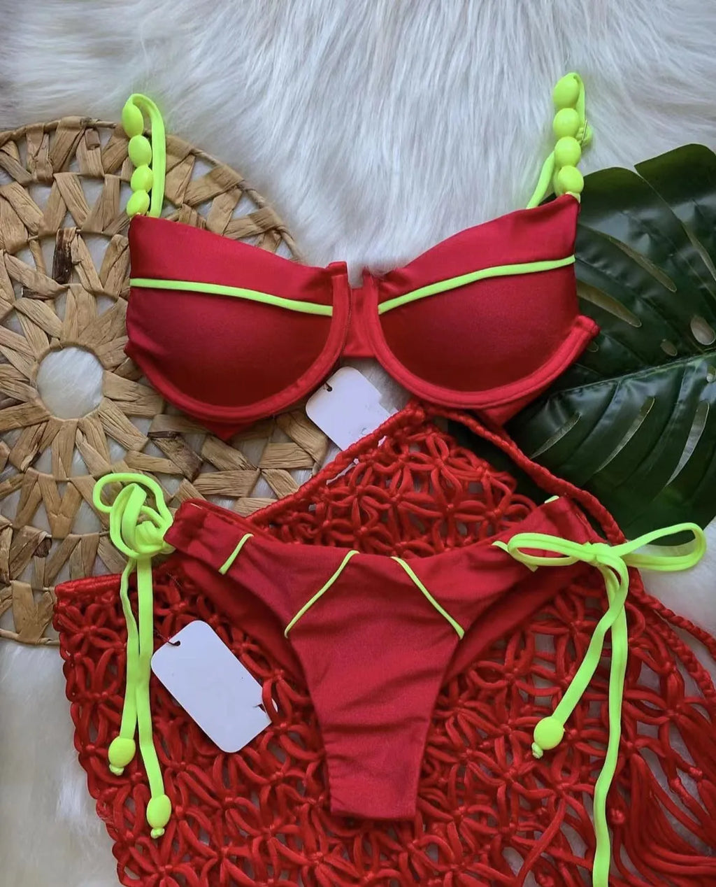RUOTONGSEPT New Sexy Push up Bikini Set Swimsuit Women’s low-waist Swimwear For Female Two Piece Beachwear 2023 Bathing