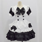 Export Two-Dimensional Dress Lolita Loli Dress Maid Uniform Soft Girl Cafe Maid Uniform Waiter