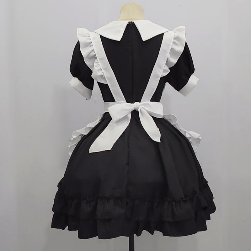 Export Two-Dimensional Dress Lolita Loli Dress Maid Uniform Soft Girl Cafe Maid Uniform Waiter