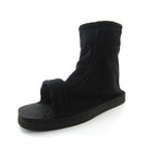 Brdwn Ninja Konoha Uchiha Sasuke Sakura Haruno Hatake Kakashi cosplay Shoes - Black / 41