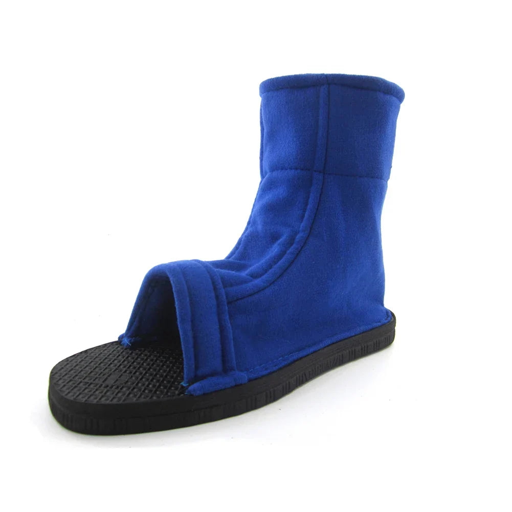 Brdwn Ninja Konoha Uchiha Sasuke Sakura Haruno Hatake Kakashi cosplay Shoes - Blue / 42