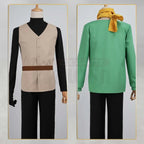 HOLOUN Zero Anime Natsuki Subaru Cosplay Costume Black Cloak Vest T-shirt Pants Scarf Glove