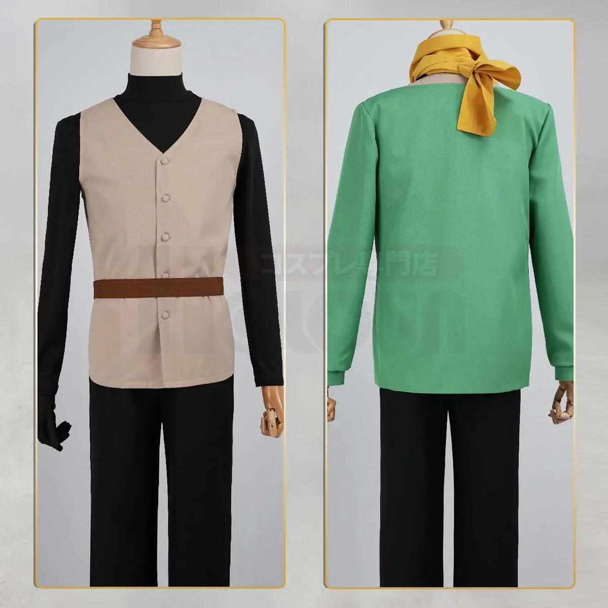 HOLOUN Zero Anime Natsuki Subaru Cosplay Costume Black Cloak Vest T-shirt Pants Scarf Glove