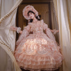Blush Princess Lolita Ball Gown Dress - kawaii-inspired outfit in pastel colors - 4555972