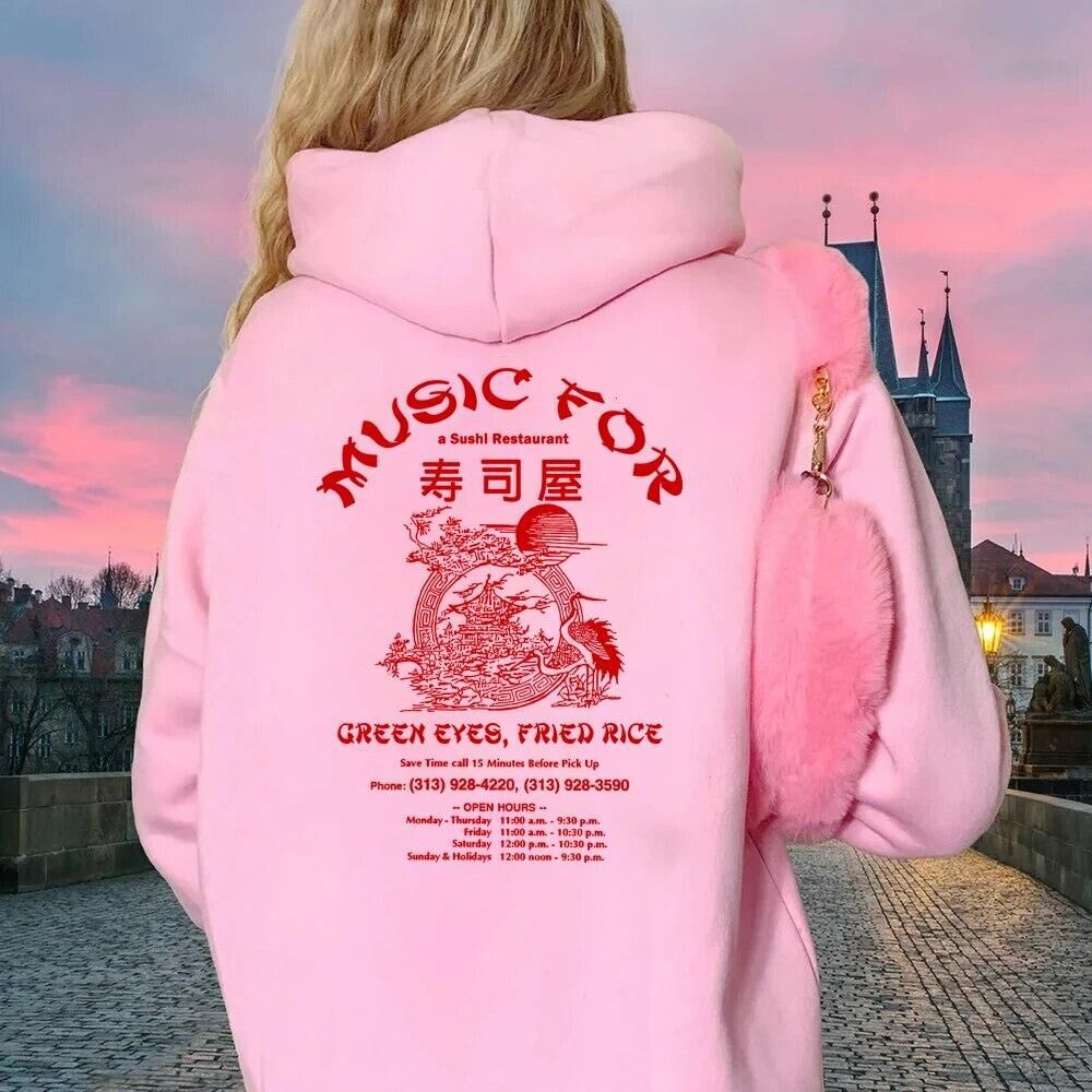Sunset Wave Pastel Hoodie - kawaii-inspired outfit in pastel colors - 46038180