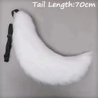 Anime COS Cat Fox Tails Plush Cosplay Costumes Big Tails Dog Furry Tail Role Play Party Performance Props Fursuit Tail
