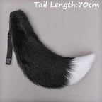 Anime COS Cat Fox Tails Plush Cosplay Costumes Big Tails Dog Furry Tail Role Play Party Performance Props Fursuit Tail