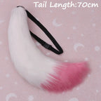 Anime COS Cat Fox Tails Plush Cosplay Costumes Big Tails Dog Furry Tail Role Play Party Performance Props Fursuit Tail