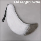 Anime COS Cat Fox Tails Plush Cosplay Costumes Big Tails Dog Furry Tail Role Play Party Performance Props Fursuit Tail