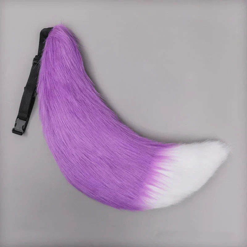 Anime COS Cat Fox Tails Plush Cosplay Costumes Big Tails Dog Furry Tail Role Play Party Performance Props Fursuit Tail