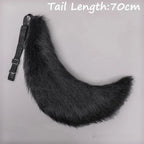 Anime COS Cat Fox Tails Plush Cosplay Costumes Big Tails Dog Furry Tail Role Play Party Performance Props Fursuit Tail