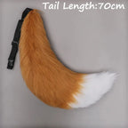 Anime COS Cat Fox Tails Plush Cosplay Costumes Big Tails Dog Furry Tail Role Play Party Performance Props Fursuit Tail