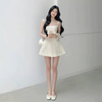 French First-Love Polka Dot Slip Dress - kawaii-inspired outfit in pastel colors - 74845888
