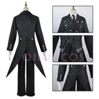 Sebastian Michaelis Cosplay Costume Black Butler Adult Carnival Uniform Wig Anime Halloween Party Costumes Masquerade