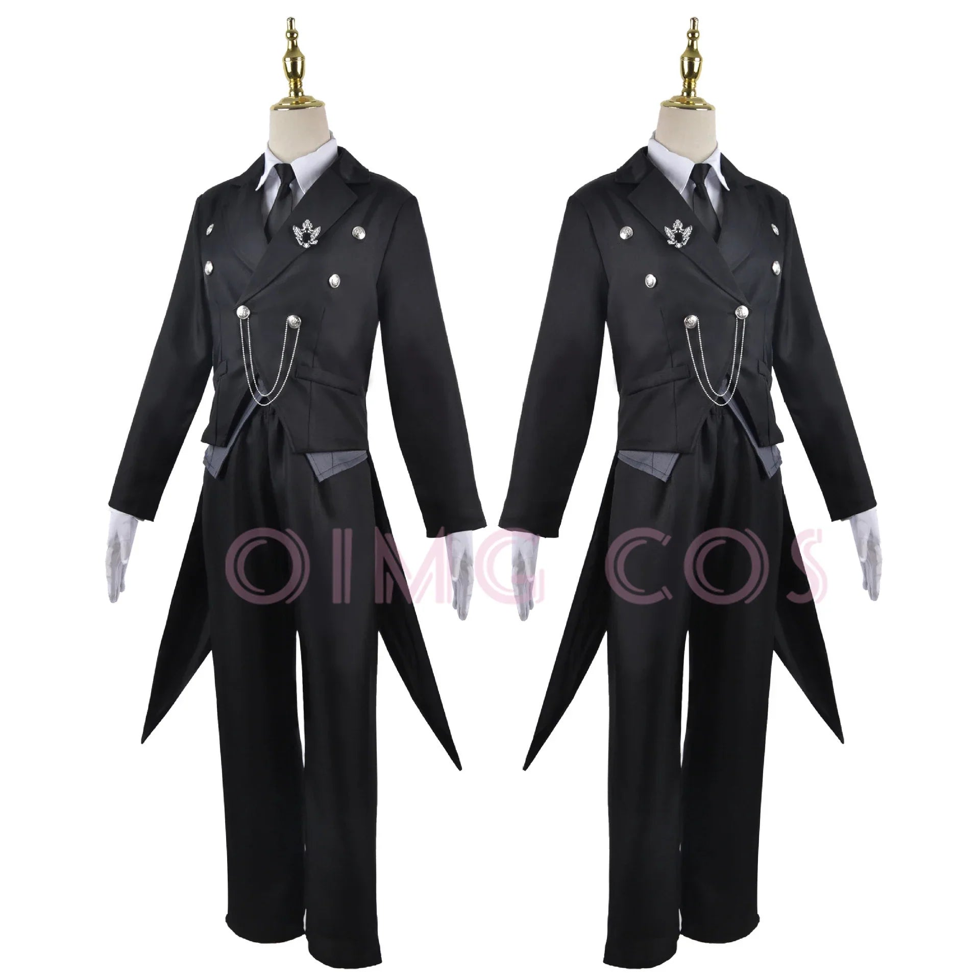 Sebastian Michaelis Cosplay Costume Black Butler Adult Carnival Uniform Wig Anime Halloween Party Costumes Masquerade