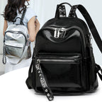 Cross-border Korean Style New Style Simple PU Leather Fashion Trend Leisure Sports Travel Academy Style Lightweight