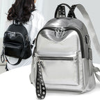 Cross-border Korean Style New Style Simple PU Leather Fashion Trend Leisure Sports Travel Academy Style Lightweight