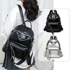 Cross-border Korean Style New Style Simple PU Leather Fashion Trend Leisure Sports Travel Academy Style Lightweight
