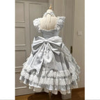 Whispering Snowfall Lace Princess JSK - kawaii-inspired outfit in pastel colors - 43870146