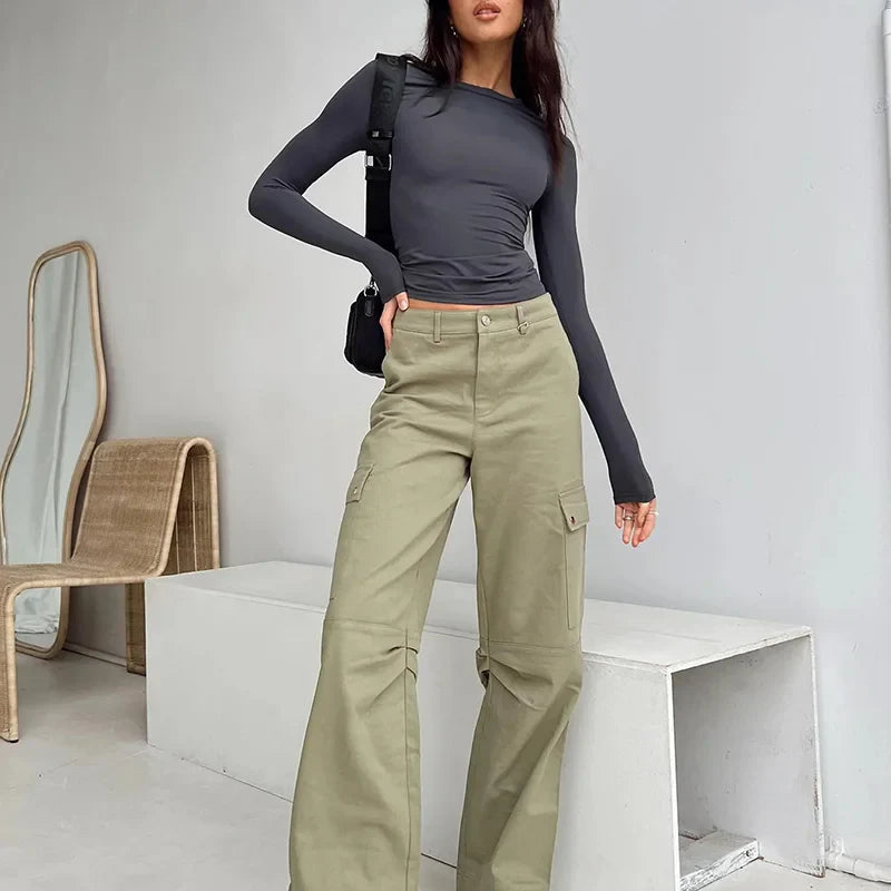 Slim Fit Long Sleeve T-Shirt Top - Long Sleeve T-Shirt