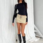 Slim Fit Long Sleeve T-Shirt Top - Long Sleeve T-Shirt