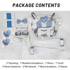 HOLOUN Stocking Panty Anime Stocking Anarchy Cosplay Costume Wig Dress Stockings Bowknot Cos Convention