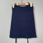 South Korea Dongdaemun New Shine Figure ~ Sexy Feminine Neck Bag Hip Outer Strap Skirt Korean Style - Dark Blue / Free