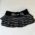 Cute sweet millennium Spice Girls lace mini skirt Trendy elegant Vintage Harajuku skirt subculture fashionable female