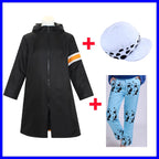Anime Piece Pirate Trafalgar D. Water Law Cosplay Costume Black Cloak Hat Pant Long Windbreaker Jacket Party Carnival