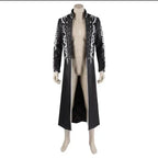 Hot Game DMC5 Cosplay Vergil Costume Nelo Complete Outfit with Boots Halloween Carnival Men Suit Jacket Vest Custom