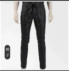 Hot Game DMC5 Cosplay Vergil Costume Nelo Complete Outfit with Boots Halloween Carnival Men Suit Jacket Vest Custom