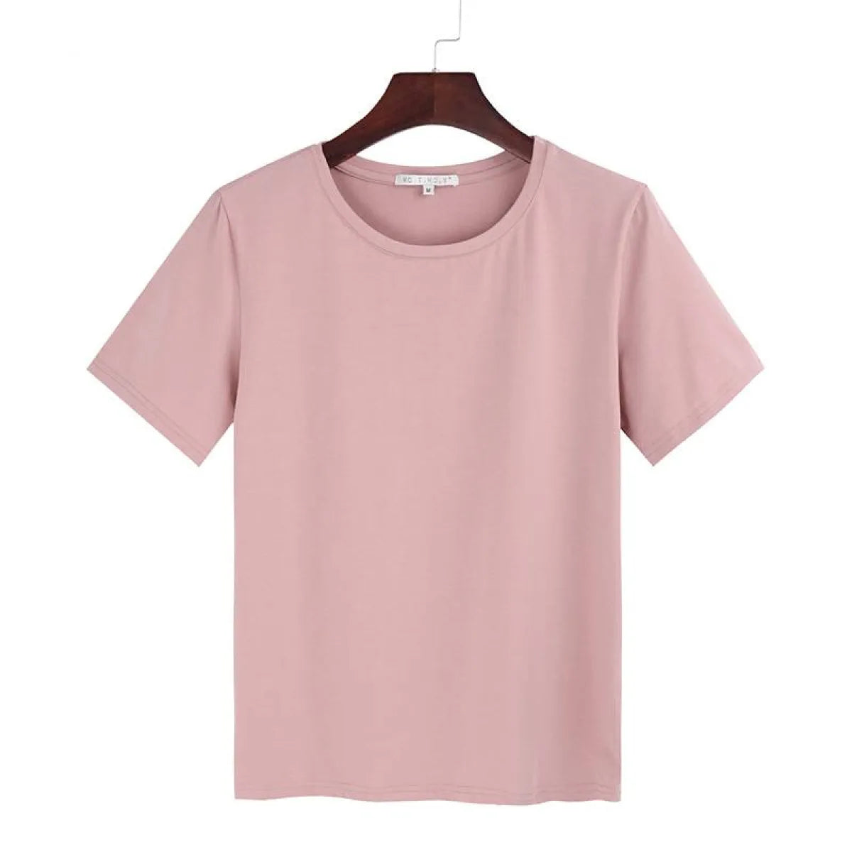 Women's Loose Fit Basic Tee Short Sleeve Crew Neck T-Shirt