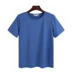 Women's Loose Fit Basic Tee Short Sleeve Crew Neck T-Shirt