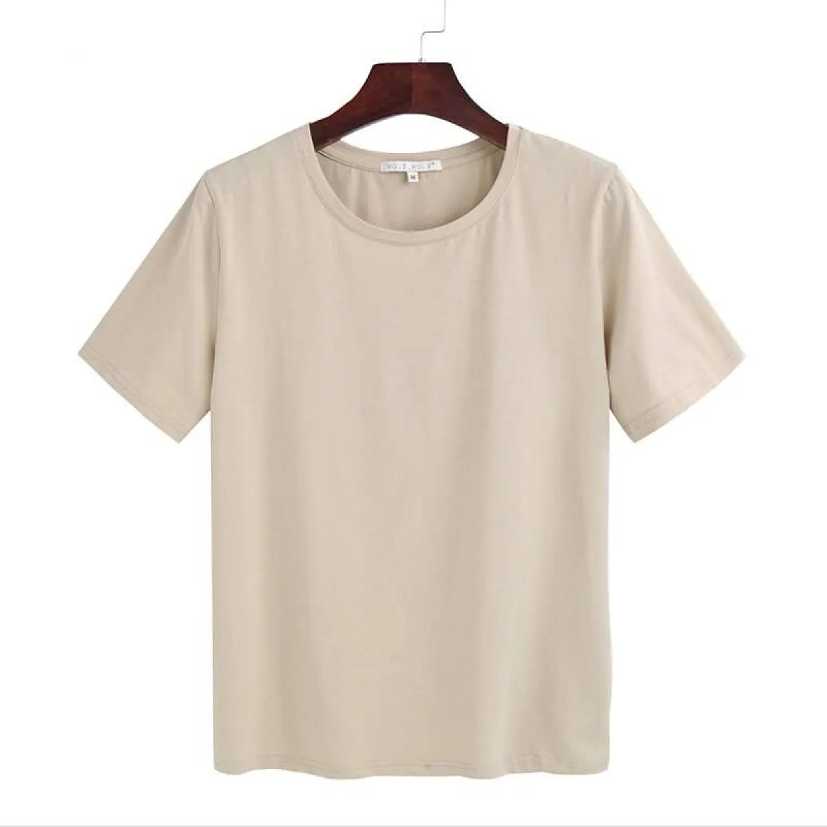 Women's Loose Fit Basic Tee Short Sleeve Crew Neck T-Shirt