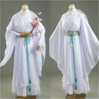 Xie Lian Cosplay Costume Tian Guan Ci Fu Cosplay Xielian Wigs Bamboo Hat Prop Men Women Halloween Comic Full Set Anime