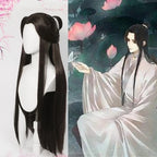 Xie Lian Cosplay Costume Tian Guan Ci Fu Cosplay Xielian Wigs Bamboo Hat Prop Men Women Halloween Comic Full Set Anime